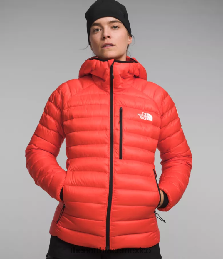 The North Face ropa NFHLJL669 naranja radiante mujer sudadera con capucha breithorn serie cumbre