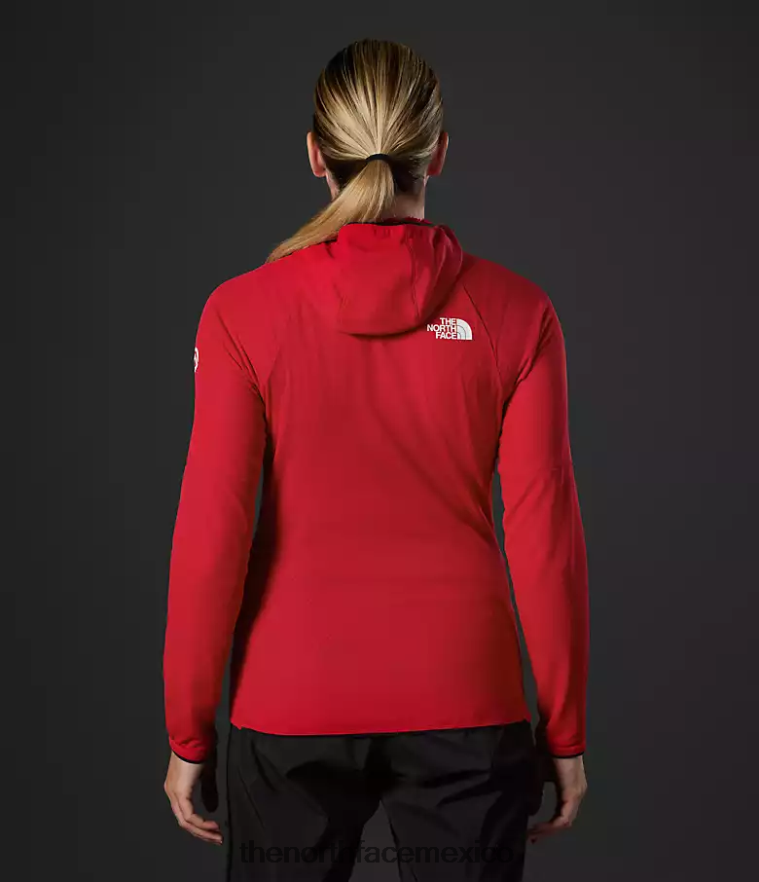 The North Face ropa NFHLJL736 tnf rojo mujer Summit Series Futurefleece sudadera con capucha y cremallera completa