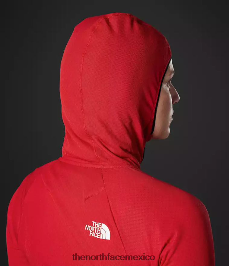 The North Face ropa NFHLJL736 tnf rojo mujer Summit Series Futurefleece sudadera con capucha y cremallera completa