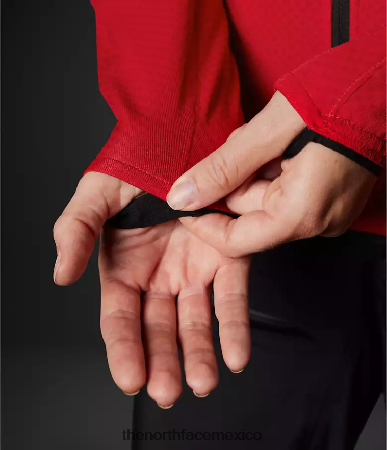 The North Face ropa NFHLJL736 tnf rojo mujer Summit Series Futurefleece sudadera con capucha y cremallera completa