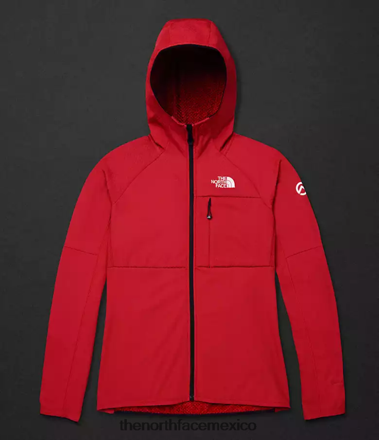 The North Face ropa NFHLJL736 tnf rojo mujer Summit Series Futurefleece sudadera con capucha y cremallera completa
