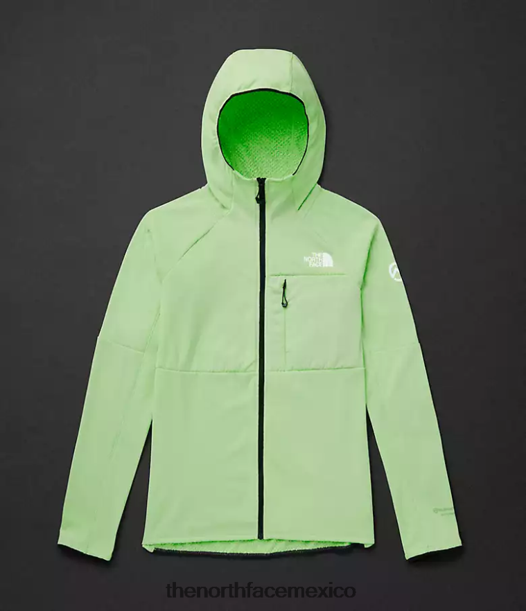 The North Face ropa NFHLJL739 pátina verde mujer Summit Series Futurefleece sudadera con capucha y cremallera completa