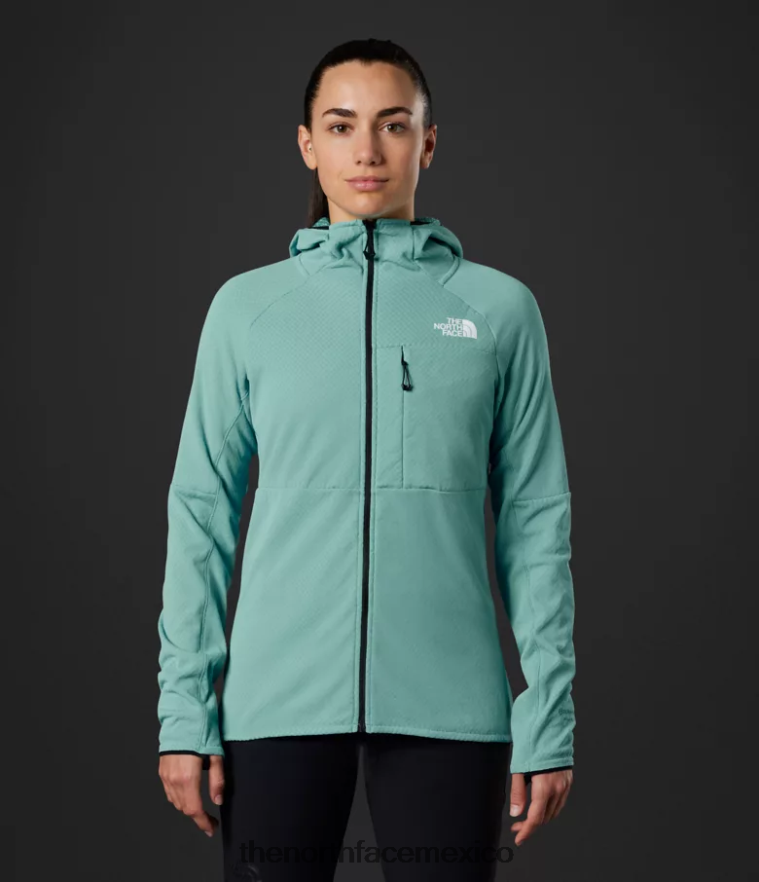The North Face ropa NFHLJL740 aguas de arrecife mujer Summit Series Futurefleece sudadera con capucha y cremallera completa