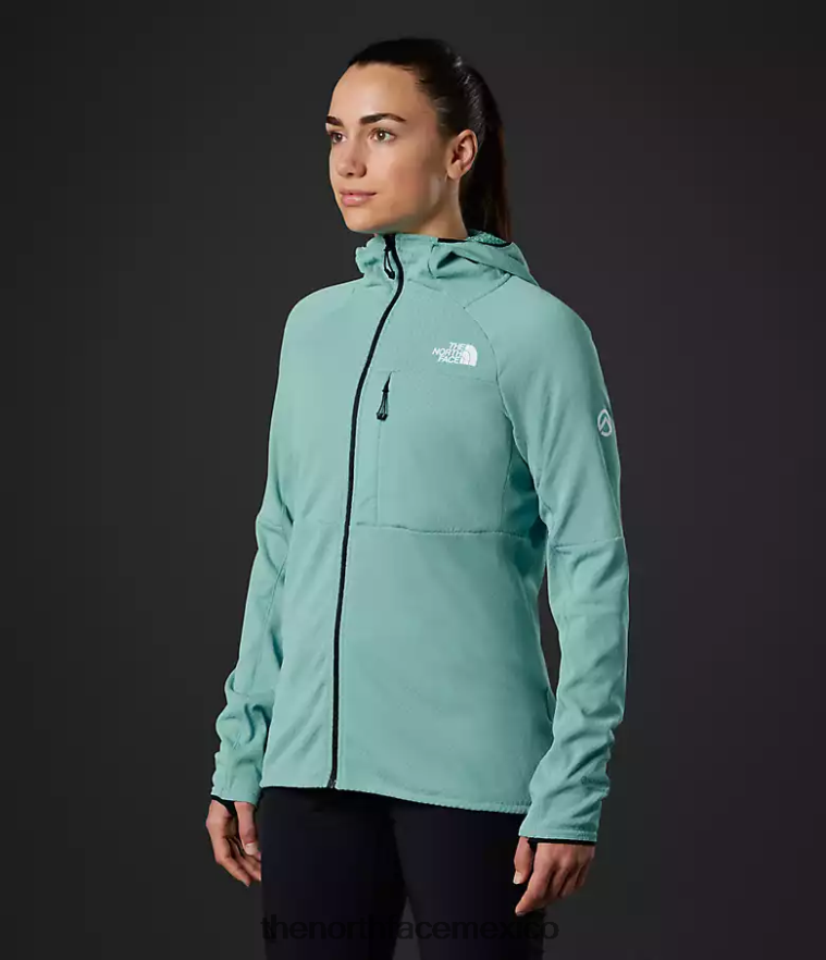 The North Face ropa NFHLJL740 aguas de arrecife mujer Summit Series Futurefleece sudadera con capucha y cremallera completa