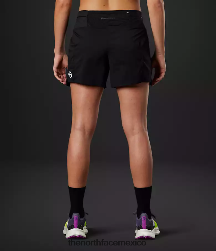 The North Face ropa NFHLJL748 negro mujer pantalones cortos para correr marcapasos de la serie Summit