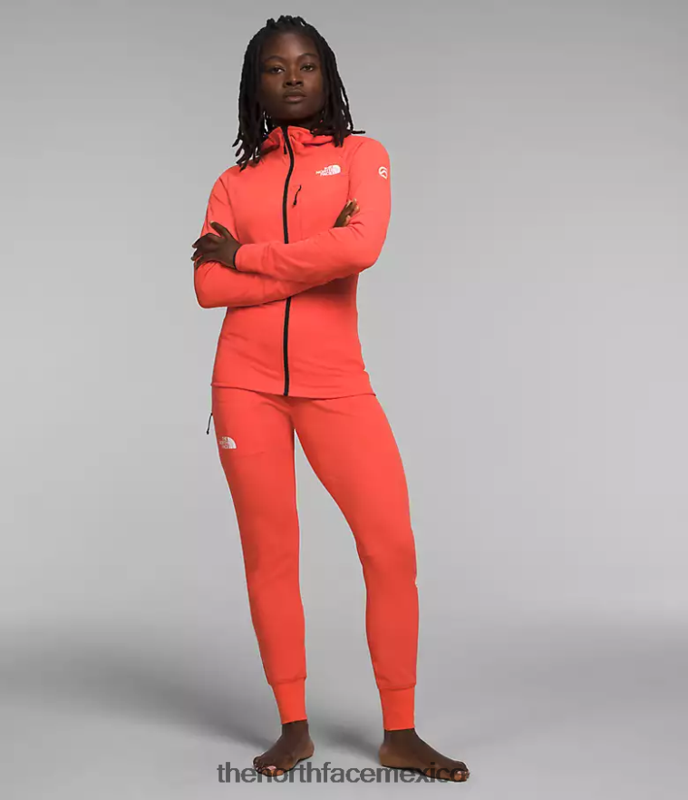 The North Face ropa NFHLJL899 naranja radiante mujer pantalones de lana del futuro de la serie Summit