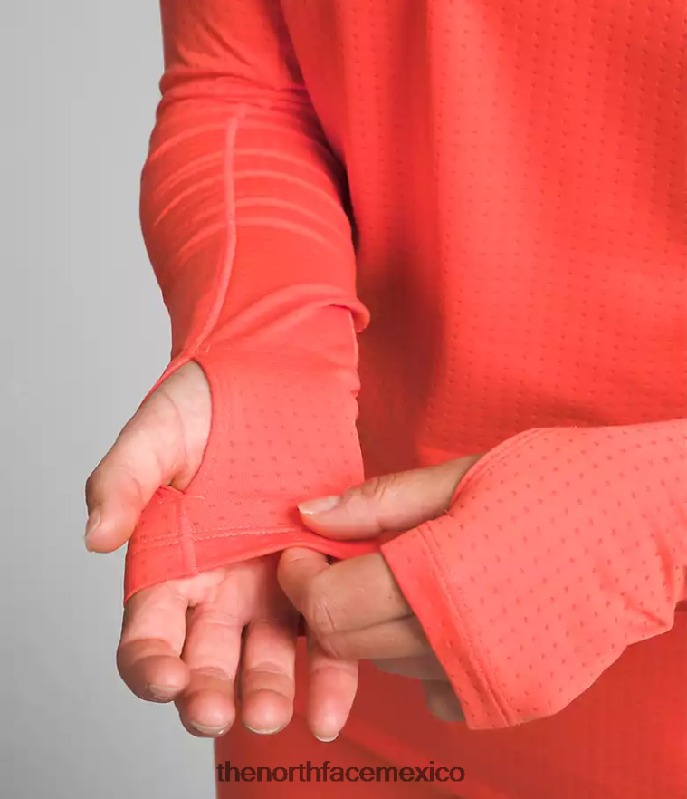 The North Face ropa NFHLJL902 naranja radiante mujer equipo summit series pro 120