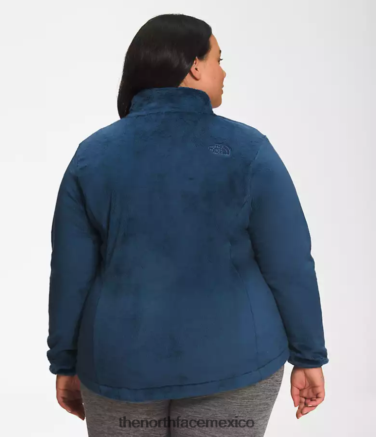 The North Face ropa NFHLJL1088 azul sombreado mujer plus chaqueta de osito