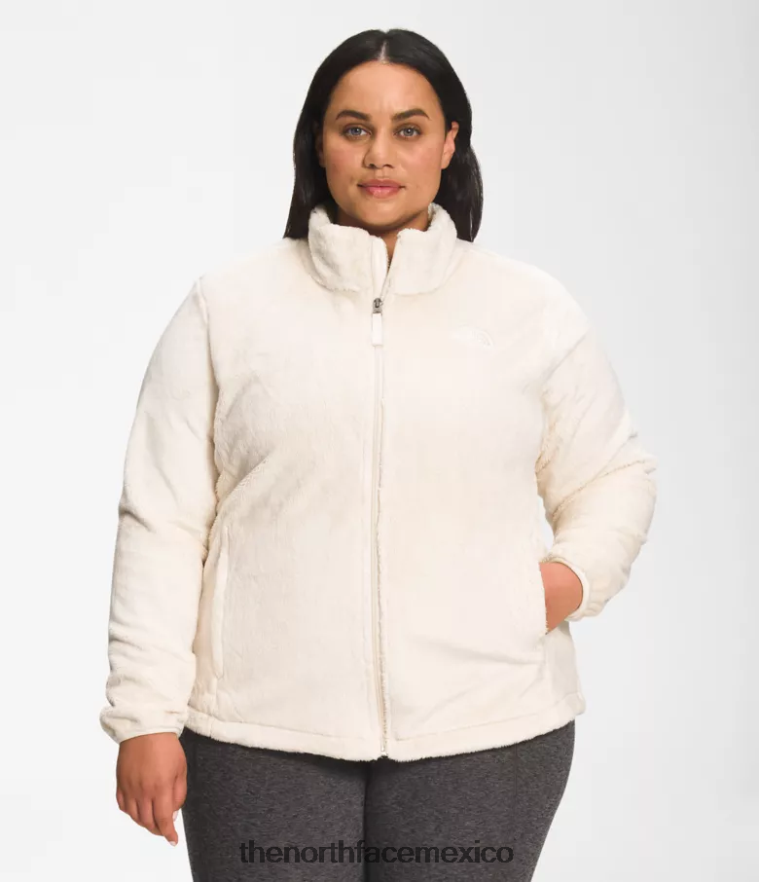 The North Face ropa NFHLJL1089 gardenia blanca mujer plus chaqueta de osito
