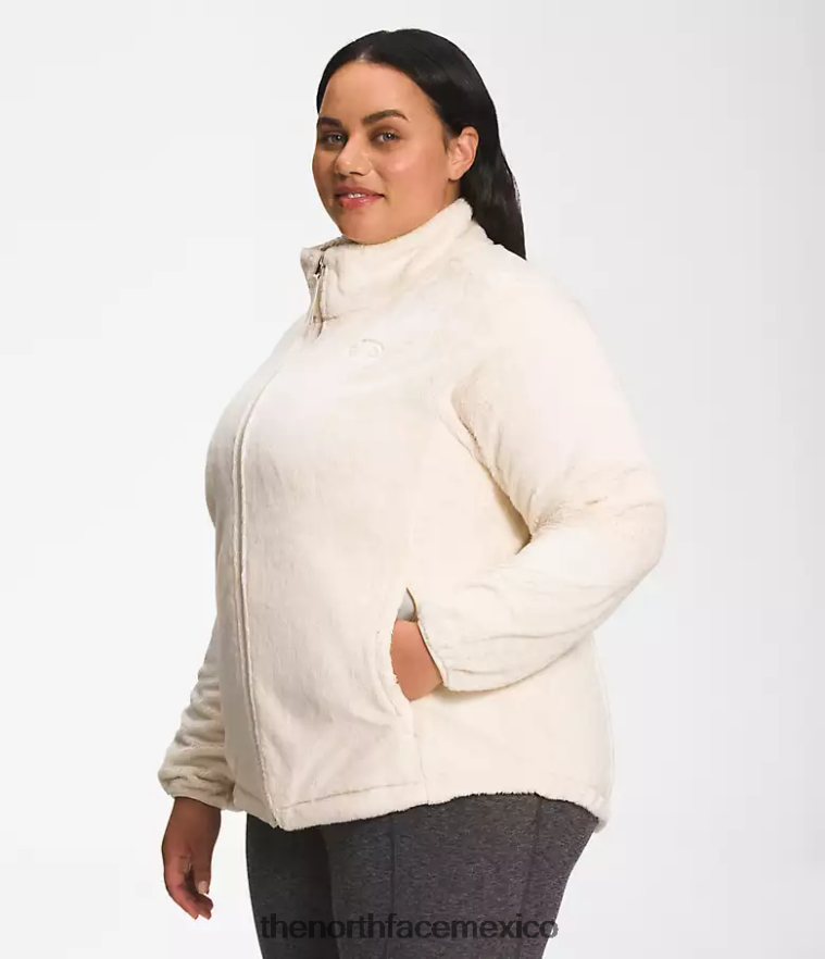 The North Face ropa NFHLJL1089 gardenia blanca mujer plus chaqueta de osito
