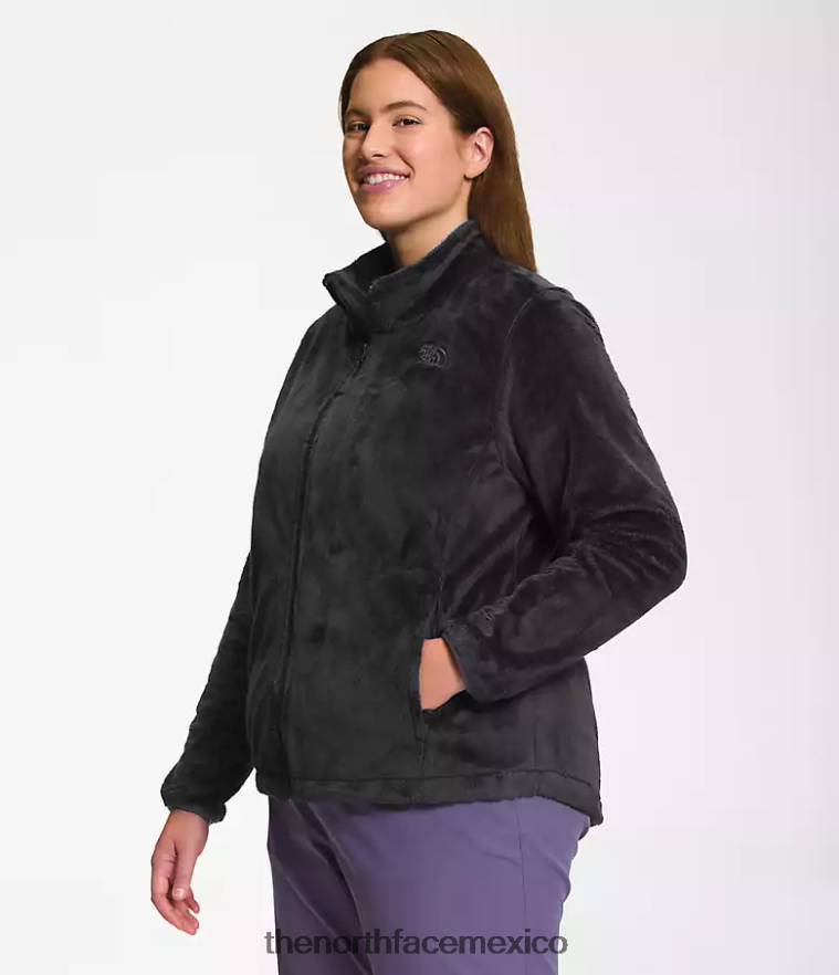 The North Face ropa NFHLJL1091 gris asfalto mujer plus chaqueta de osito