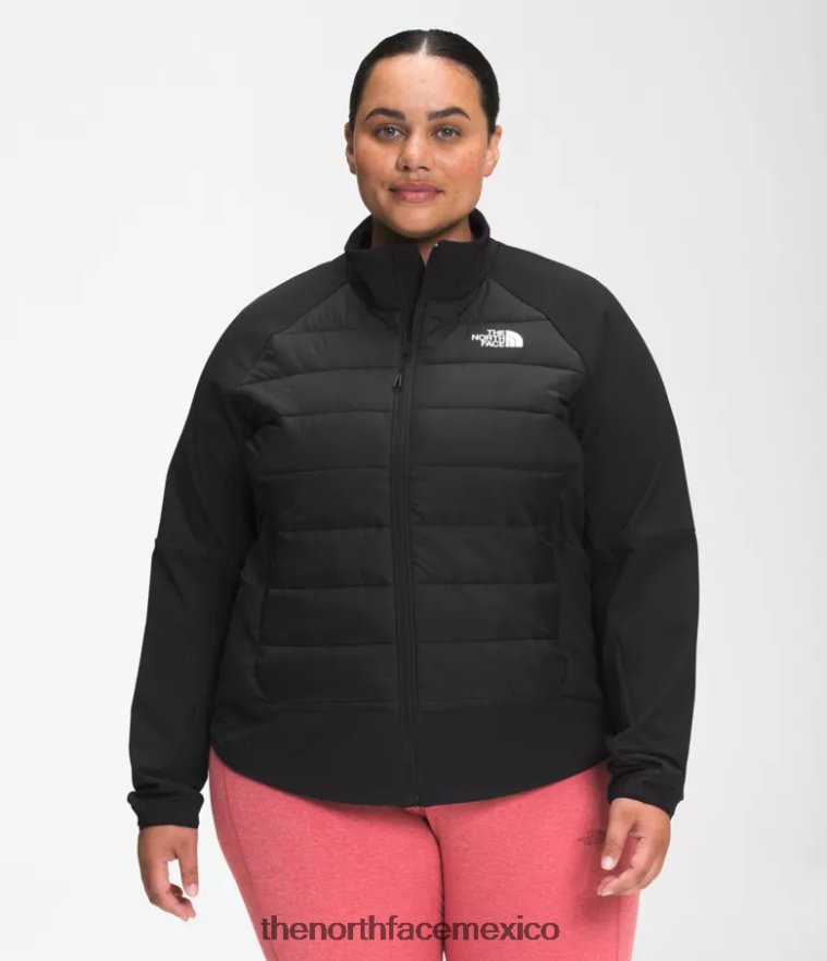 The North Face ropa NFHLJL1144 negro mujer además de chaqueta híbrida de refugio cove