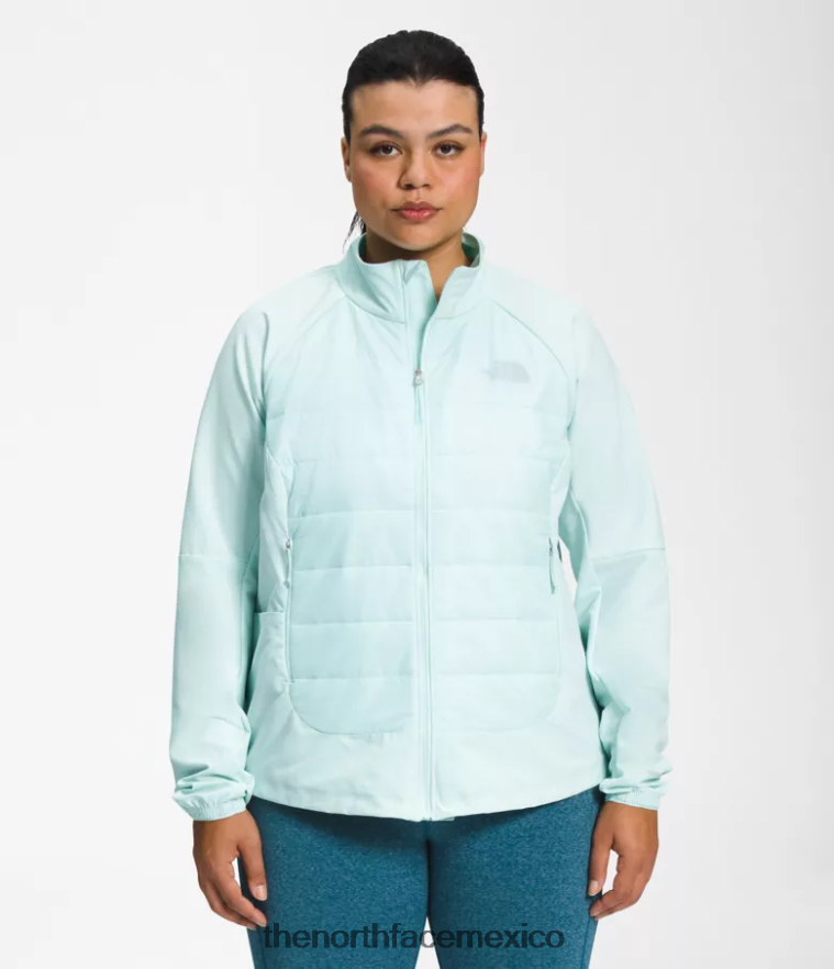 The North Face ropa NFHLJL1146 claraboya azul mujer además de chaqueta híbrida de refugio cove