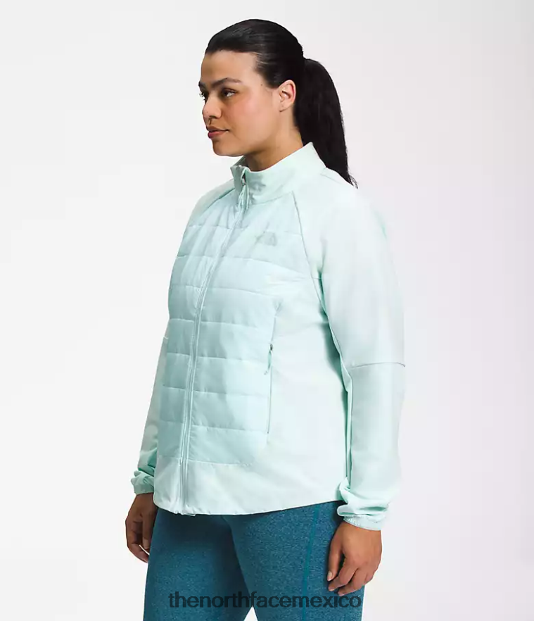 The North Face ropa NFHLJL1146 claraboya azul mujer además de chaqueta híbrida de refugio cove