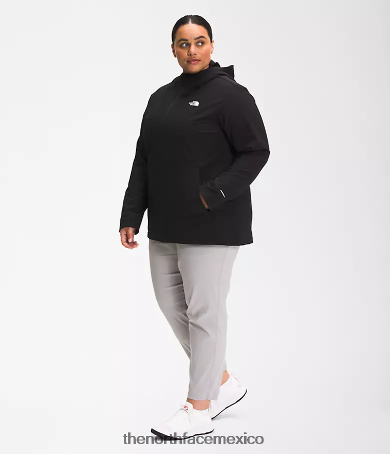 The North Face ropa NFHLJL1176 negro mujer sudadera con capucha de shelbe raschel