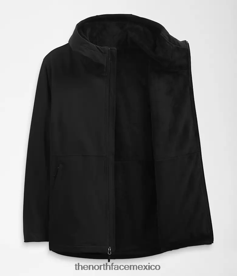 The North Face ropa NFHLJL1176 negro mujer sudadera con capucha de shelbe raschel