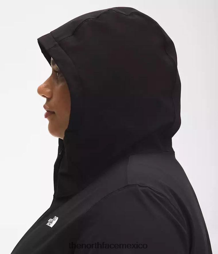 The North Face ropa NFHLJL1176 negro mujer sudadera con capucha de shelbe raschel
