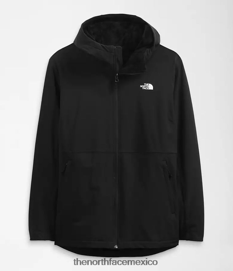 The North Face ropa NFHLJL1176 negro mujer sudadera con capucha de shelbe raschel