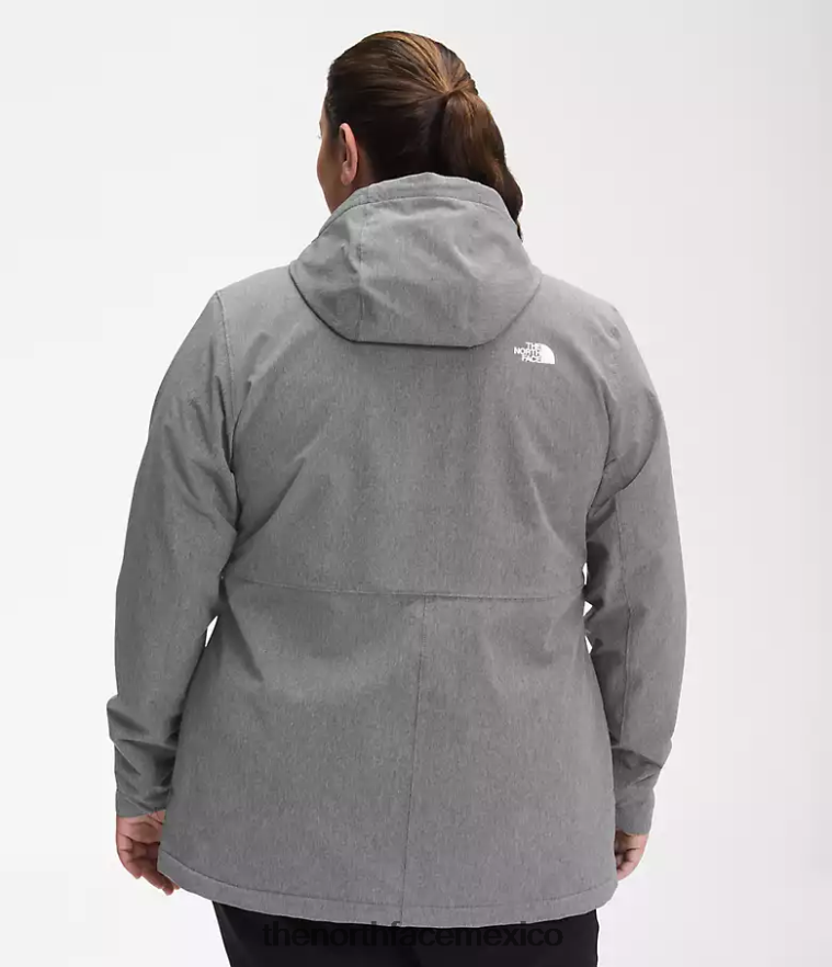 The North Face ropa NFHLJL1177 tnf gris medio jaspeado mujer sudadera con capucha de shelbe raschel