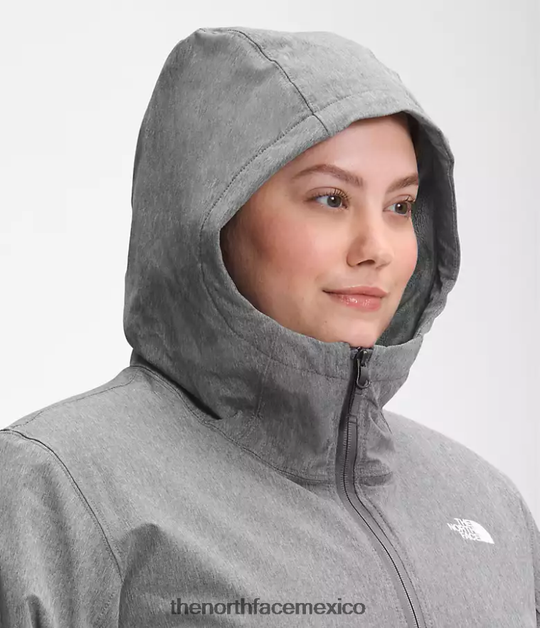 The North Face ropa NFHLJL1177 tnf gris medio jaspeado mujer sudadera con capucha de shelbe raschel