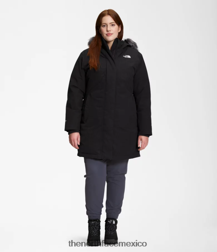 The North Face ropa NFHLJL1283 negro mujer más parka ártica