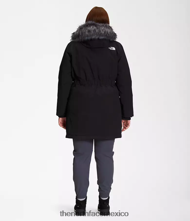 The North Face ropa NFHLJL1283 negro mujer más parka ártica