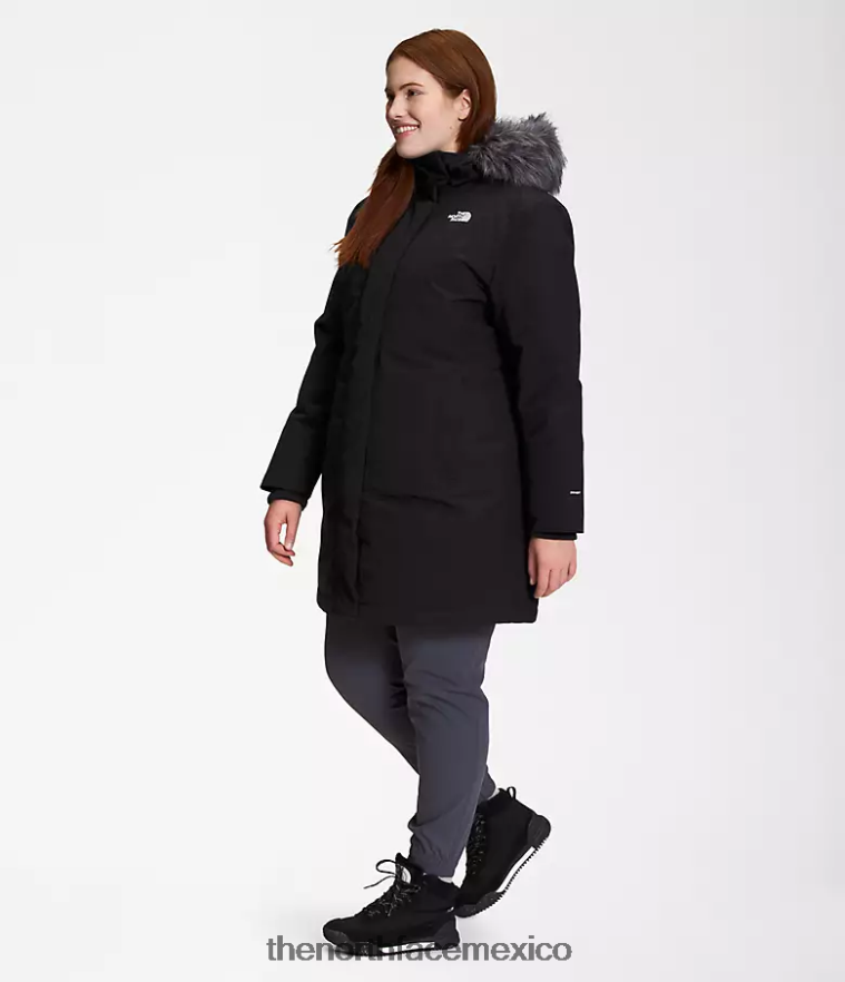 The North Face ropa NFHLJL1283 negro mujer más parka ártica