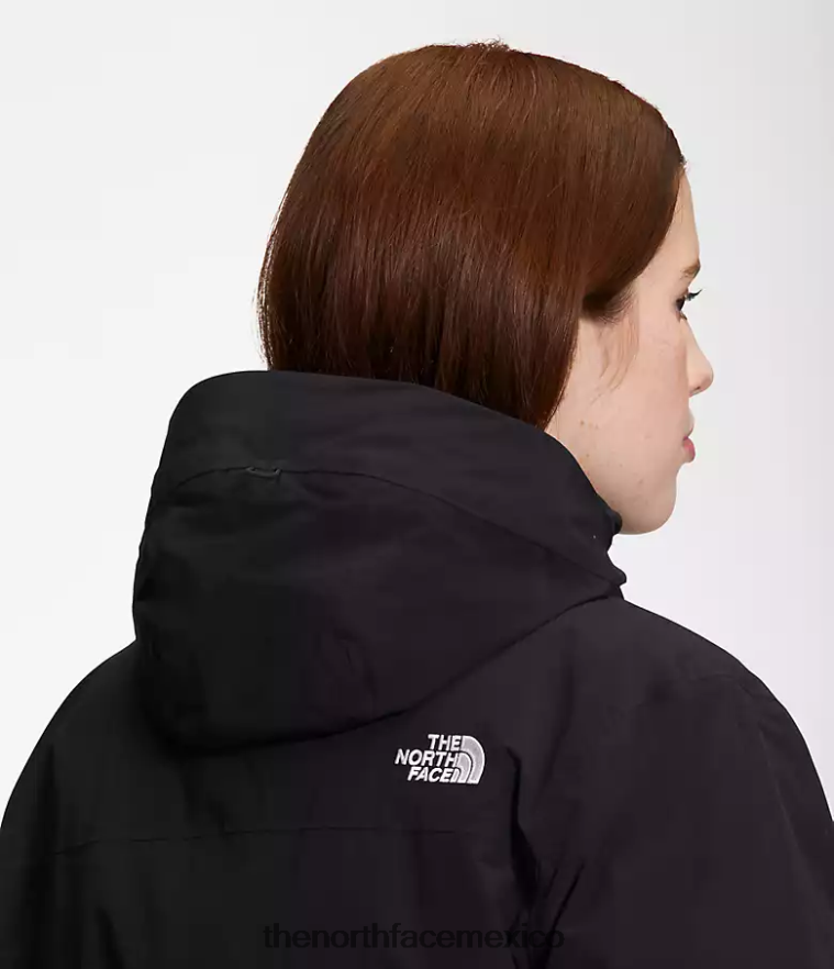 The North Face ropa NFHLJL1283 negro mujer más parka ártica