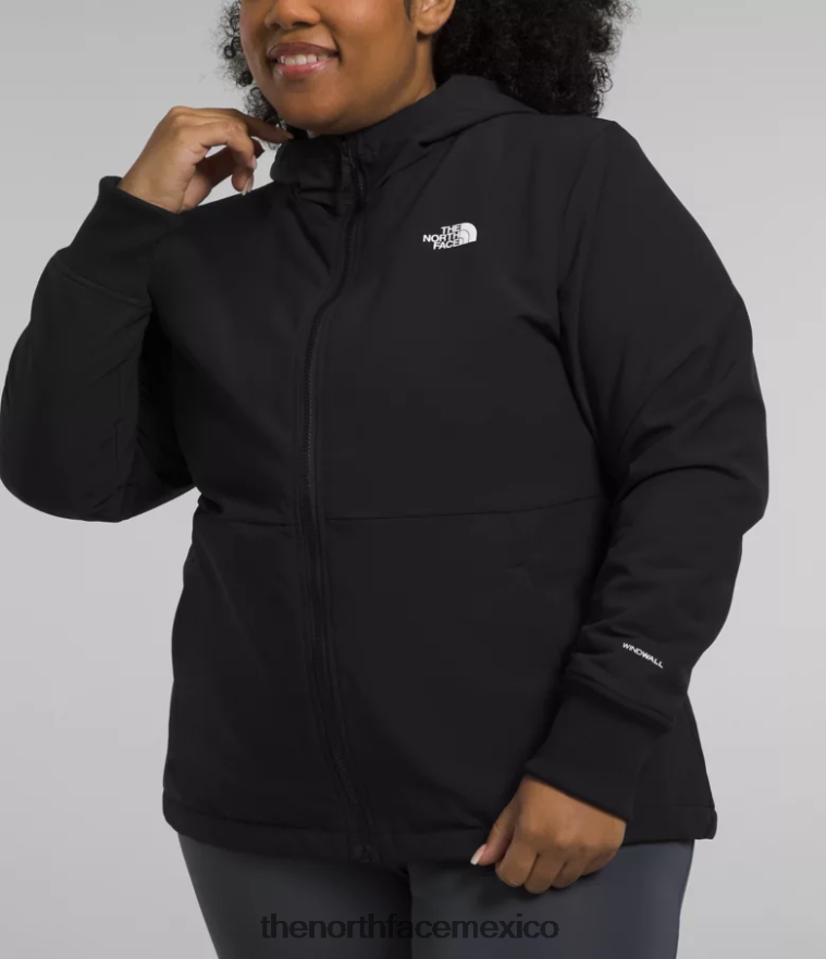 The North Face ropa NFHLJL246 negro mujer sudadera con capucha de shelbe raschel