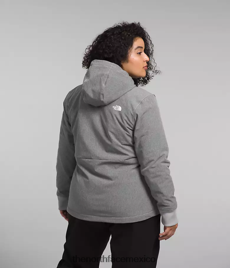 The North Face ropa NFHLJL247 tnf gris medio jaspeado mujer sudadera con capucha de shelbe raschel