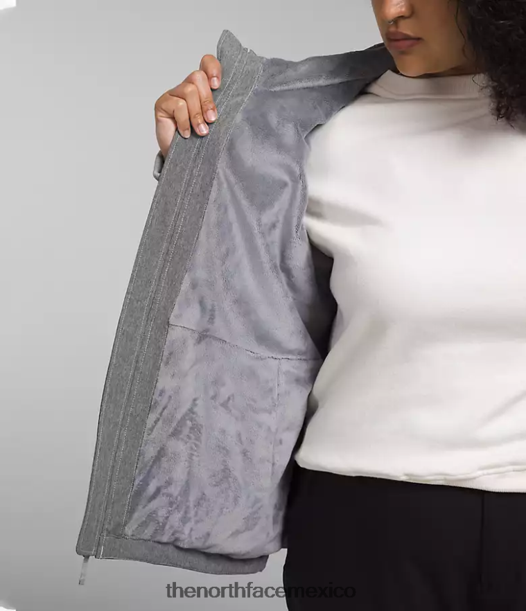 The North Face ropa NFHLJL247 tnf gris medio jaspeado mujer sudadera con capucha de shelbe raschel