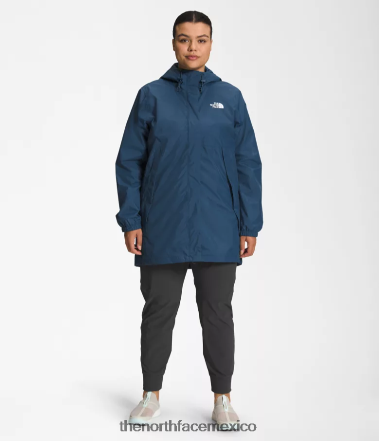The North Face ropa NFHLJL438 azul sombreado mujer más parka antora