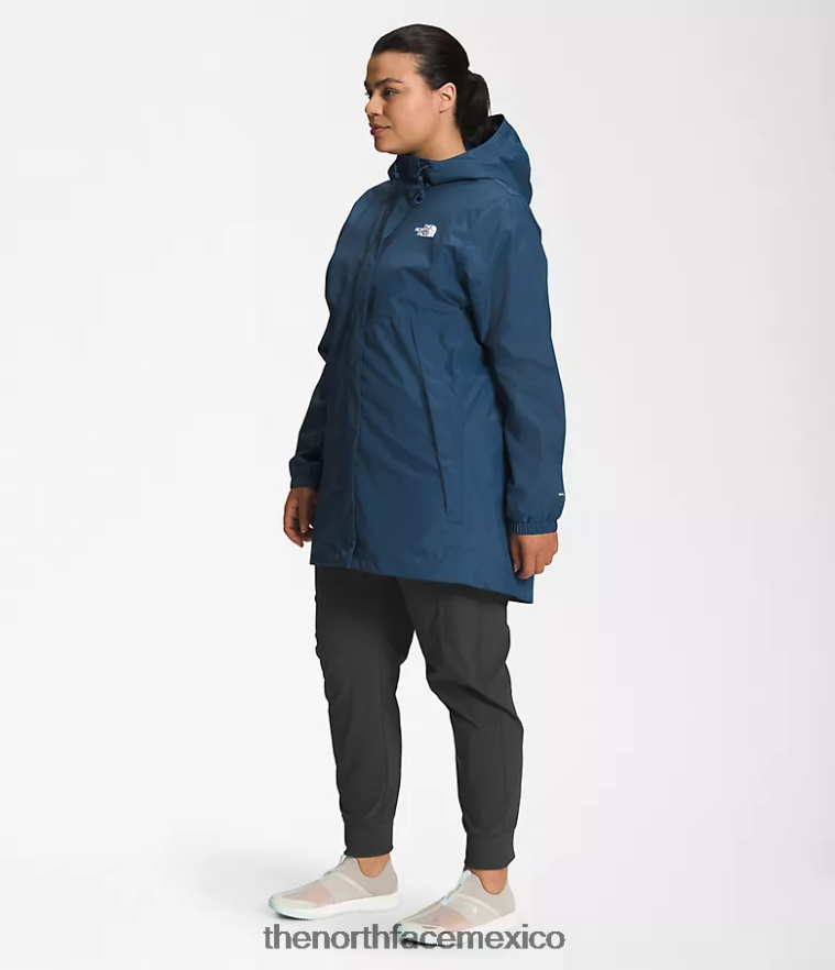 The North Face ropa NFHLJL438 azul sombreado mujer más parka antora