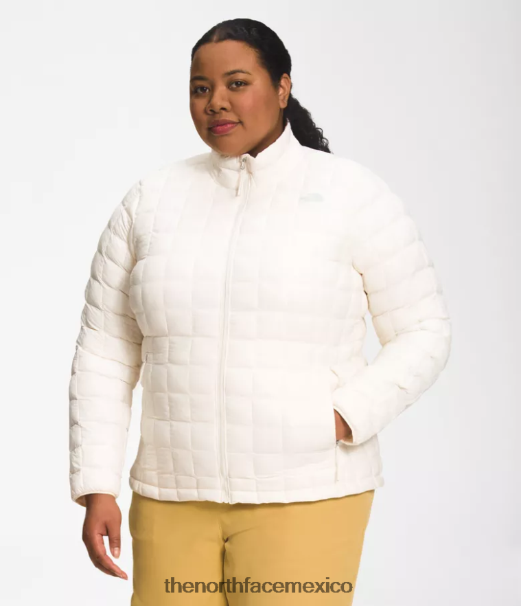 The North Face ropa NFHLJL53 gardenia blanca mujer plus chaqueta termoball eco 2.0