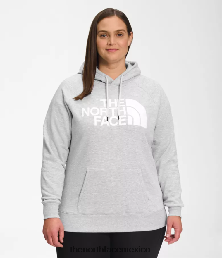 The North Face ropa NFHLJL56 tnf gris claro jaspeado/tnf blanco mujer sudadera con capucha y media cúpula