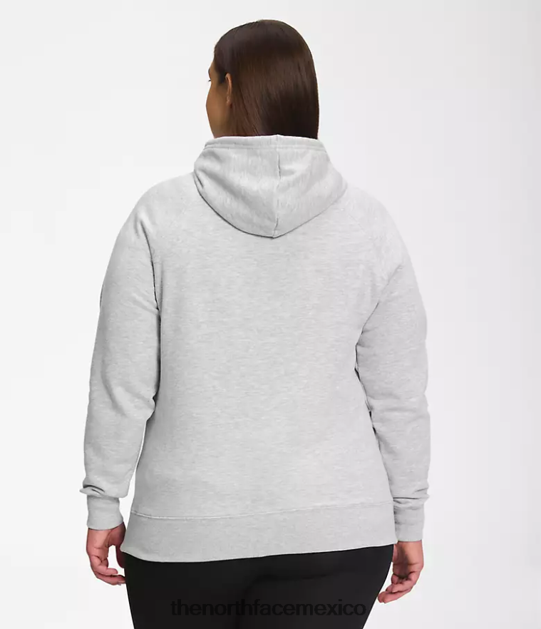 The North Face ropa NFHLJL56 tnf gris claro jaspeado/tnf blanco mujer sudadera con capucha y media cúpula