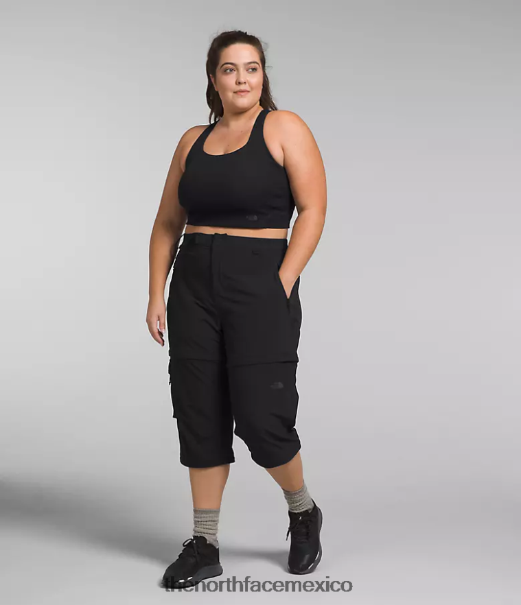 The North Face ropa NFHLJL59 negro mujer pantalones con cremallera bridgeway
