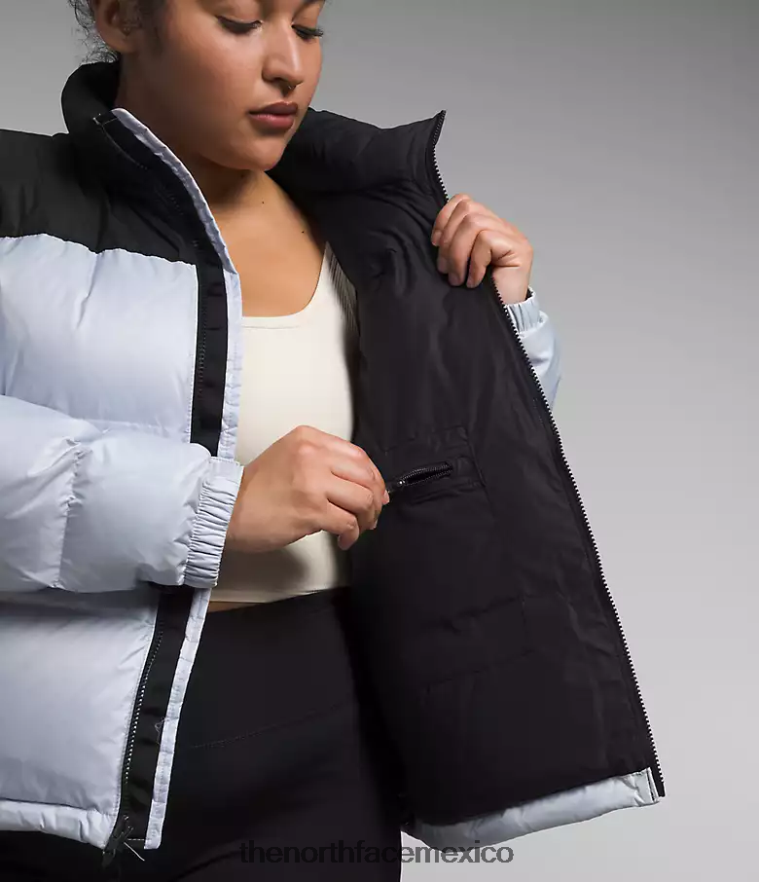 The North Face ropa NFHLJL797 bígaro polvoriento/tnf negro mujer chaqueta nuptse retro 1996