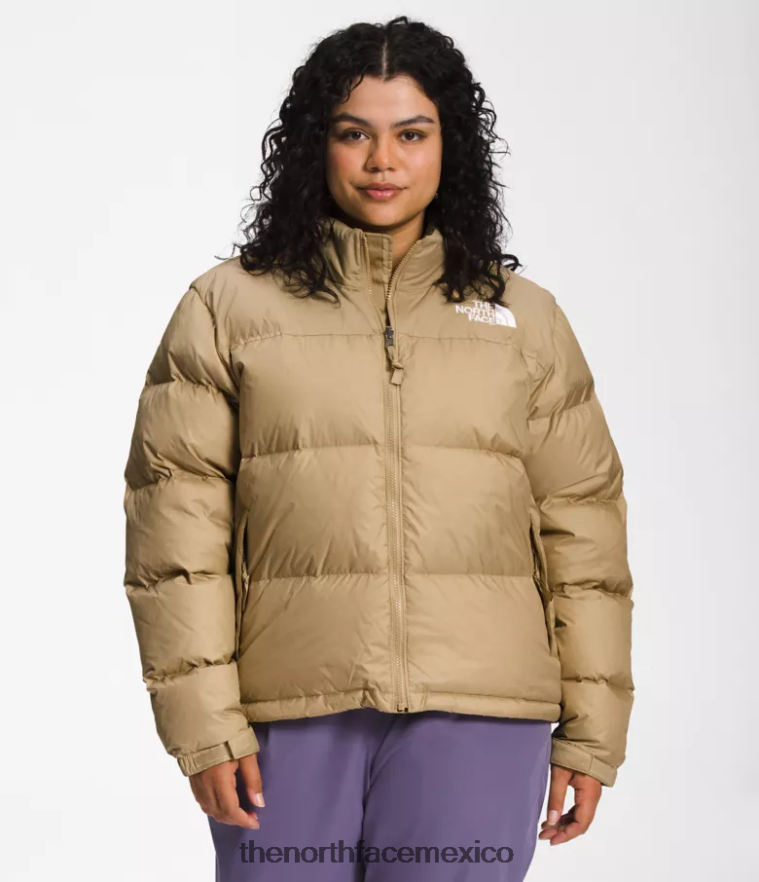 The North Face ropa NFHLJL800 piedra caqui mujer chaqueta nuptse retro 1996