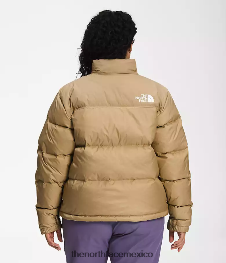 The North Face ropa NFHLJL800 piedra caqui mujer chaqueta nuptse retro 1996