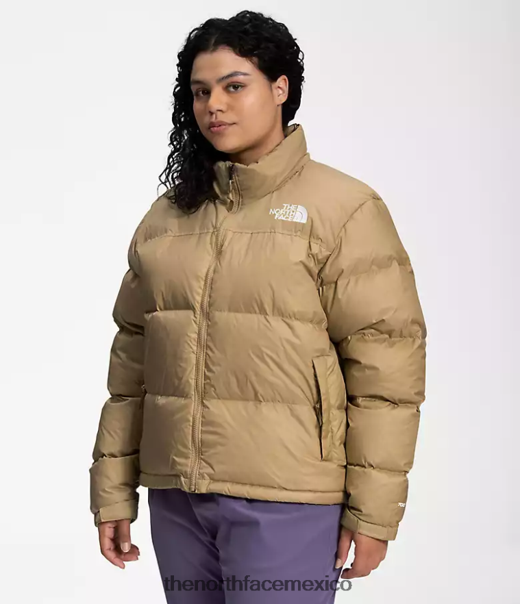 The North Face ropa NFHLJL800 piedra caqui mujer chaqueta nuptse retro 1996