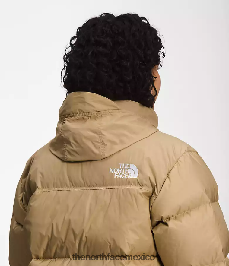 The North Face ropa NFHLJL800 piedra caqui mujer chaqueta nuptse retro 1996
