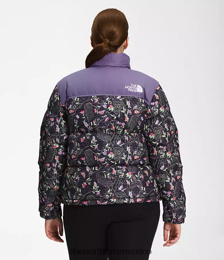The North Face ropa NFHLJL801 tnf negro iwd imprimir mujer chaqueta nuptse retro 1996