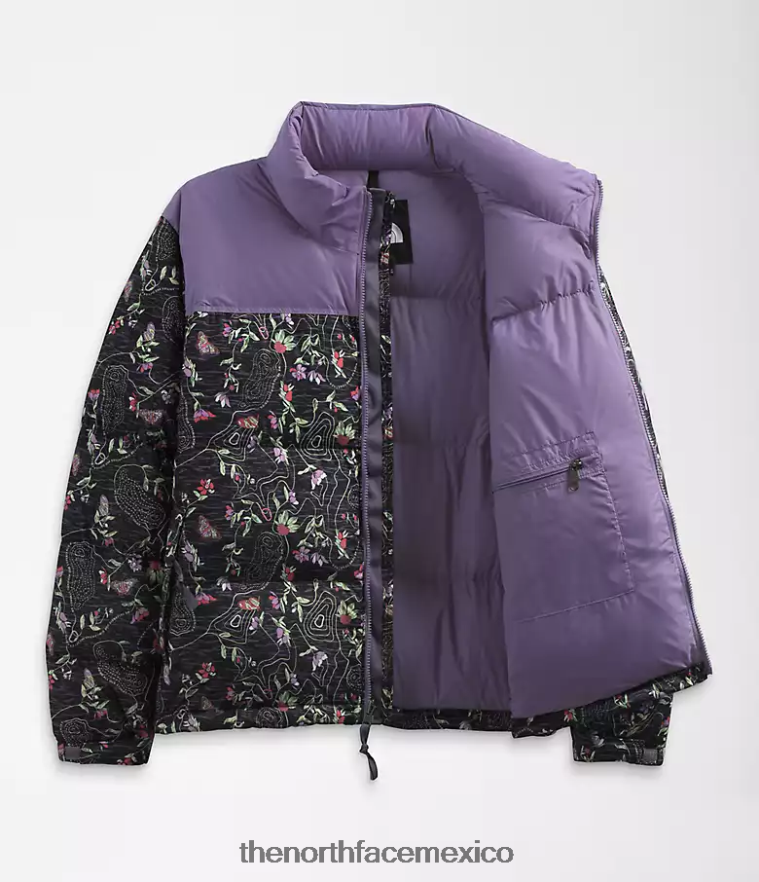 The North Face ropa NFHLJL801 tnf negro iwd imprimir mujer chaqueta nuptse retro 1996