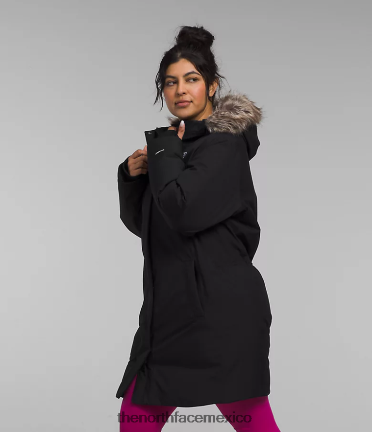 The North Face ropa NFHLJL965 negro mujer más parka ártica