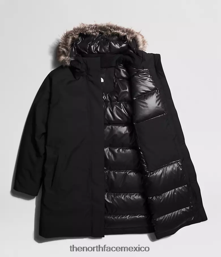The North Face ropa NFHLJL965 negro mujer más parka ártica