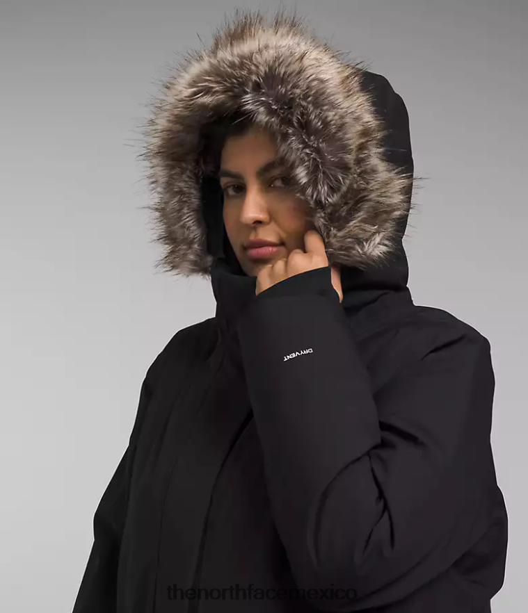 The North Face ropa NFHLJL965 negro mujer más parka ártica