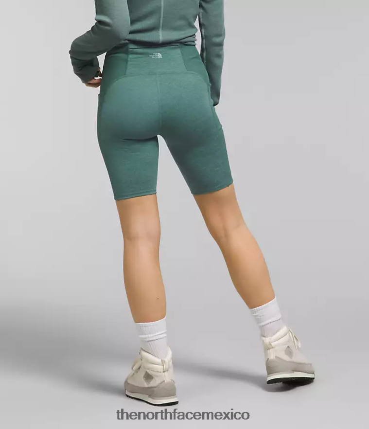 The North Face ropa NFHLJL812 brezo salvia oscuro mujer dune sky pantalones cortos ajustados de 9''