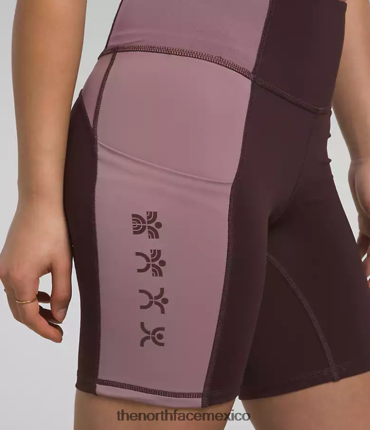 The North Face ropa NFHLJL903 marrón carbón/gris leonado mujer pantalones cortos de ciclismo trailwear qtm