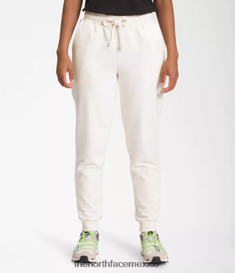 The North Face ropa NFHLJL333 gardenia blanca mujer joggers con parches Heritage